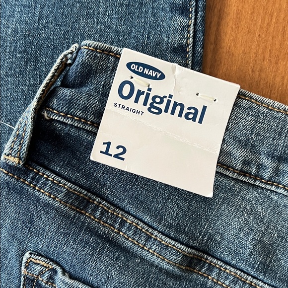 NWT Women’s Old Navy original straight leg jeans 12 - Picture 5 of 7